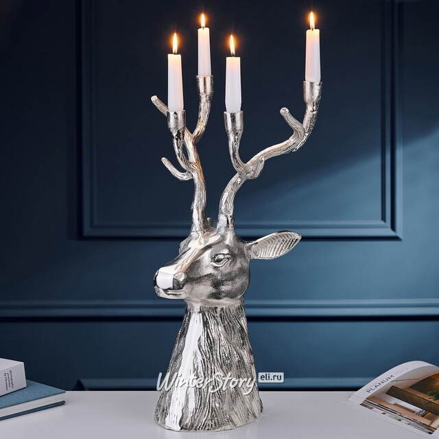 Декоративный канделябр Олень Haan 50 см Kaemingk