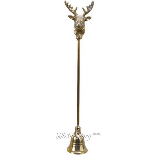 Гаситель для свечи Holque Deer 26 см, золотой Kaemingk