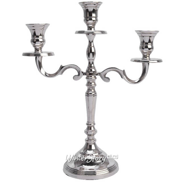 Канделябр на 3 свечи Chateau de Suscinio 30 см Kaemingk