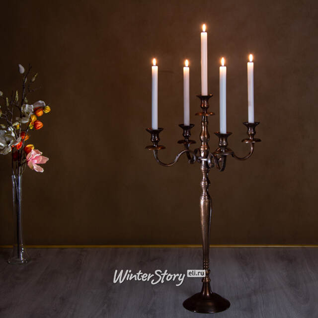Подсвечник Калабрия на 5 свечей, 44*77 см, бронзовый Kaemingk