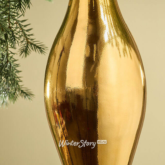 Елочная игрушка Сосулька Campello 40 см золотая Winter Deco