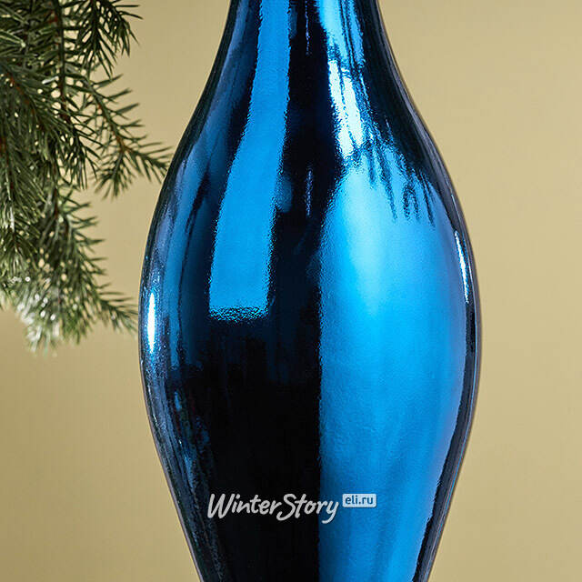 Елочная игрушка Сосулька Campello 40 см синяя Winter Deco