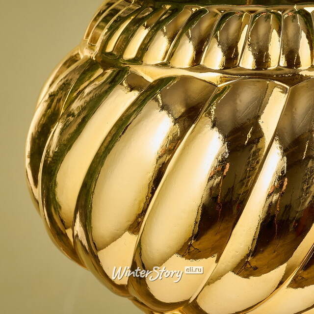 Елочный шар Луковка Bulbous 23 см золотая Winter Deco