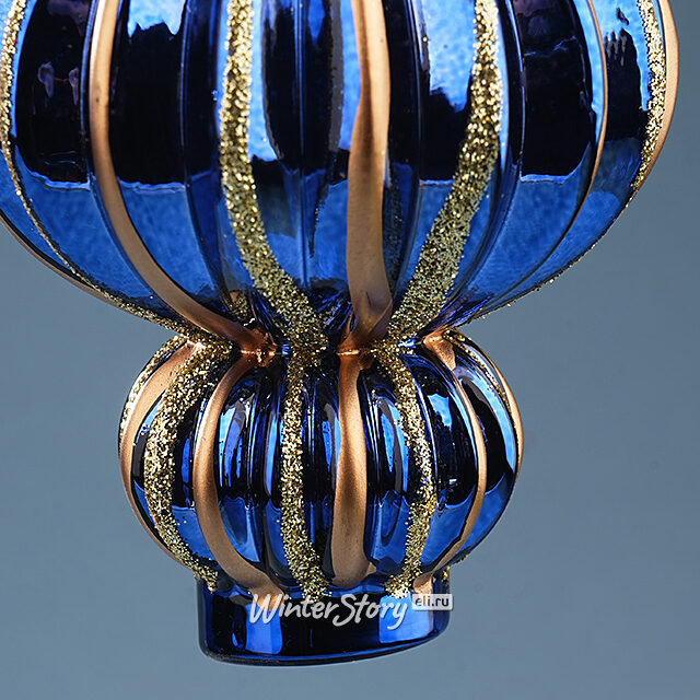 Елочные игрушки Basildon 10 см, 3 шт, стекло Winter Deco