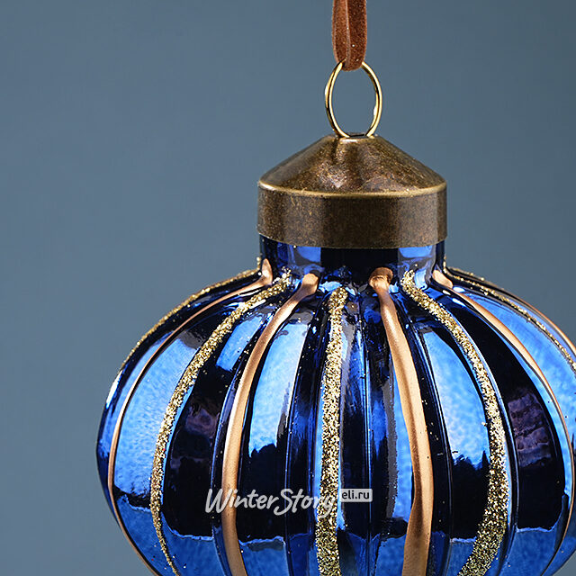 Елочные игрушки Basildon 10 см, 3 шт, стекло Winter Deco