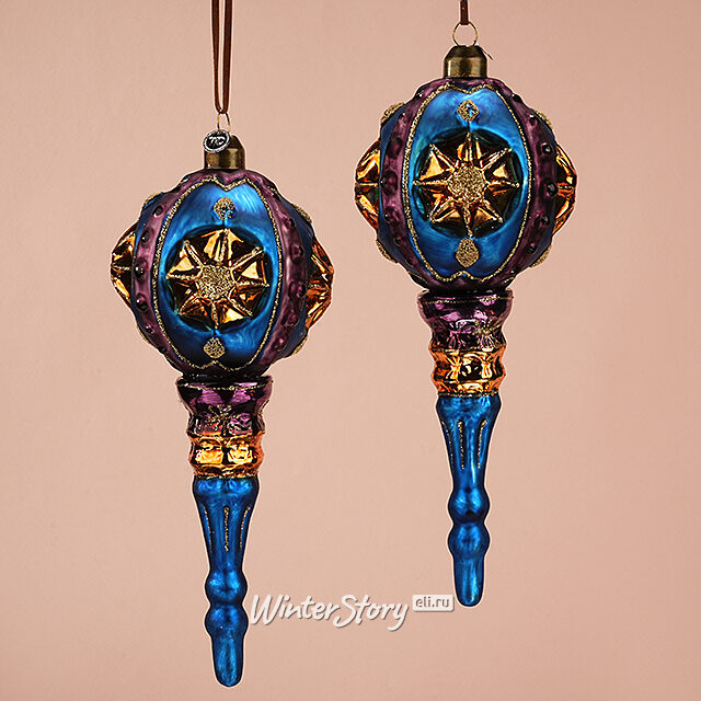 Елочные игрушки Nocera Umbra 20 см, 2 шт, стекло Winter Deco