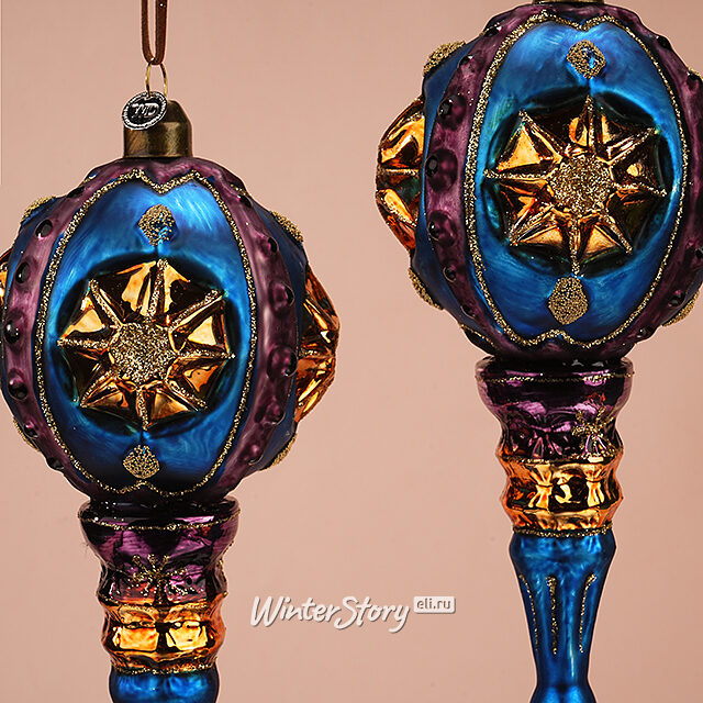 Елочные игрушки Nocera Umbra 20 см, 2 шт, стекло Winter Deco