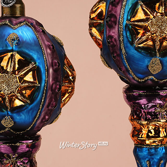 Елочные игрушки Nocera Umbra 20 см, 2 шт, стекло Winter Deco