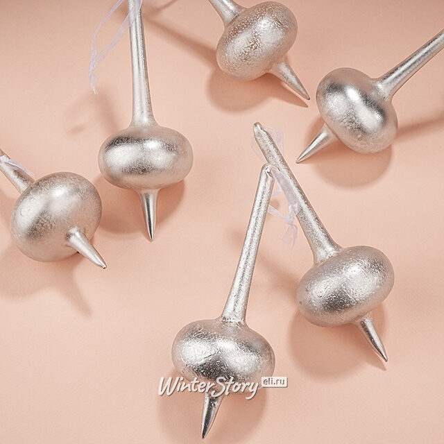 Елочные игрушки Fossato di Vico 19 см, 6 шт, стекло Winter Deco