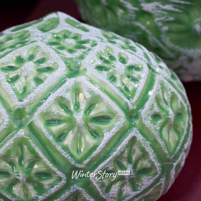 Набор стеклянных шаров Stella Cilento 10 см, 4 шт Winter Deco