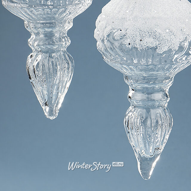 Елочные игрушки Cesano Boscone 13 см, 3 шт, стекло Winter Deco