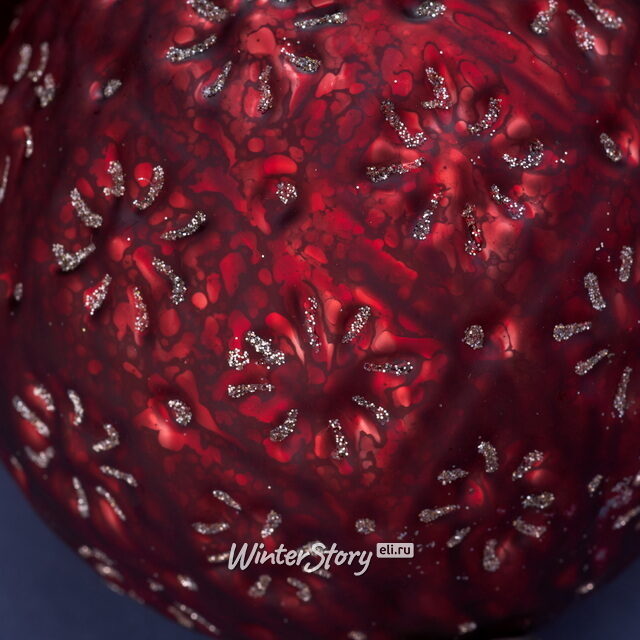 Елочные шары Alfiano-Natta 10 см, 4 шт, стекло Winter Deco