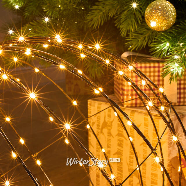 Светодиодный шар Cielo Stellato 40 см, 260 теплых белых LED ламп, таймер, IP44 Winter Deco