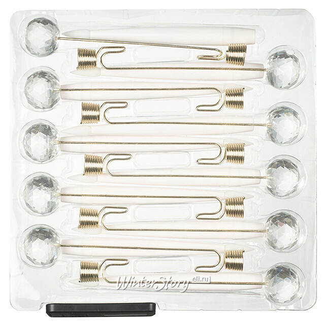 Свечи на елку Crystal Light 16 см, 10 шт, с пультом управления, на батарейках, IP20 Winter Deco