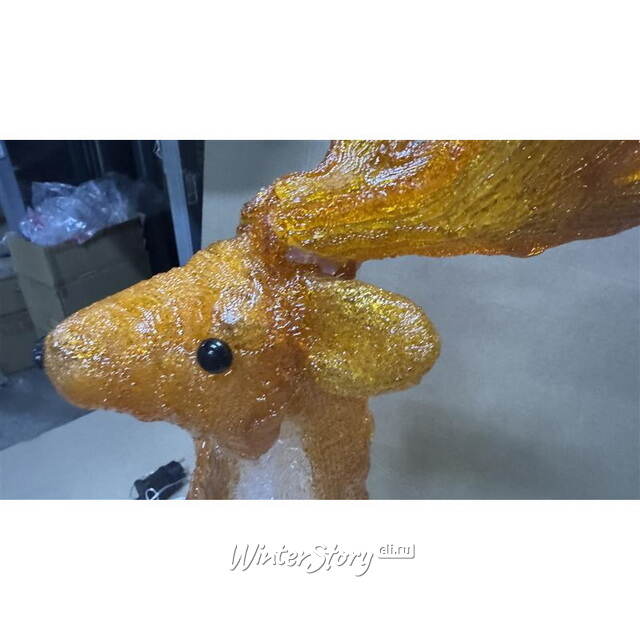 Светодиодный Олень Малыш Бакли 63 см, 80 теплых белых LED ламп, акрил, IP44, уцененный Winter Deco