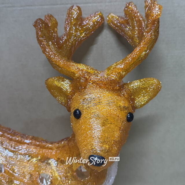 Светодиодный Олень Малыш Бакли 63 см, 80 теплых белых LED ламп, акрил, IP44, уцененный Winter Deco