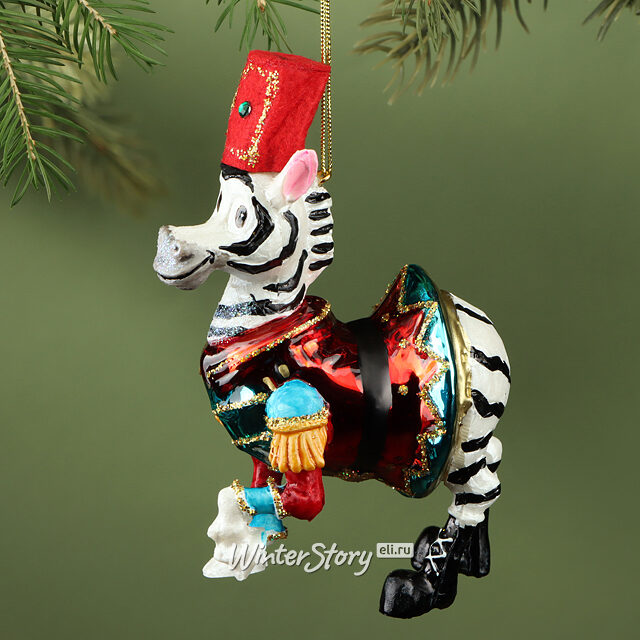 Елочная игрушка Зебра Монти 12 см Winter Deco