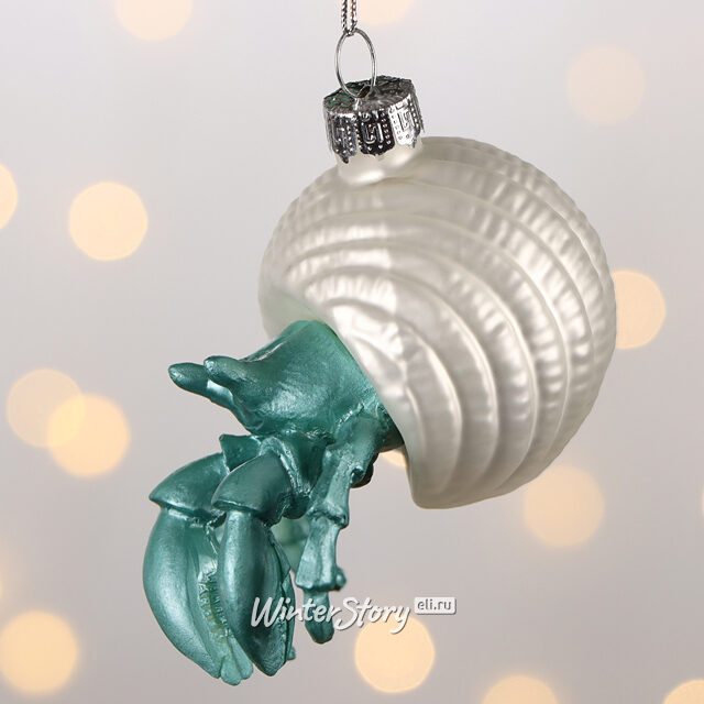 Елочная игрушка Краб - Emeraldo Wandere 10 см стекло Winter Deco