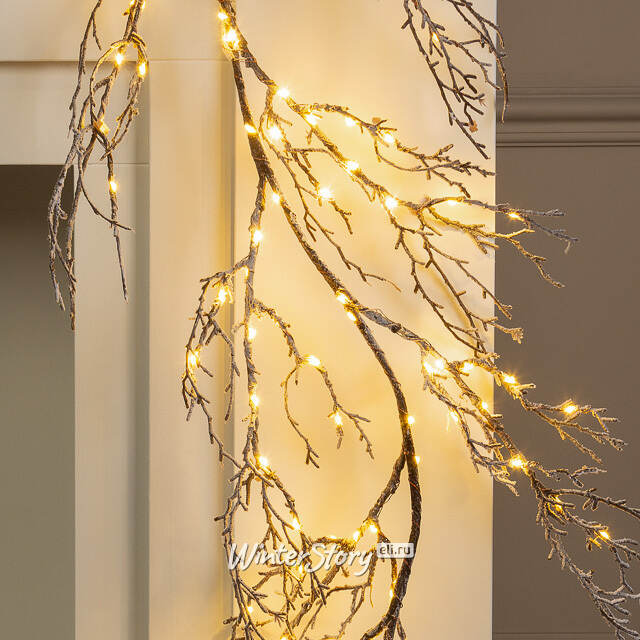 Декоративная гирлянда Wellington заснеженная 150 см, 150 теплых белых LED ламп, IP44 Winter Deco