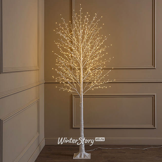 Светодиодное дерево Edinburgh 180 см, 576 теплых белых LED ламп с мерцанием, IP44 Winter Deco