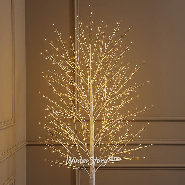 Светодиодное дерево Edinburgh 180 см, 576 теплых белых LED ламп с мерцанием, IP44 Winter Deco