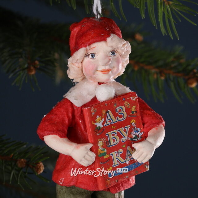 Набор ватных елочных игрушек Буратино - Куклы Карабаса 12-13 см, 3 шт, подвеска Winter Deco