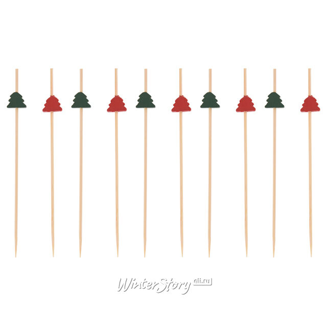 Новогодние шпажки Елочки 12 см, 20 шт Koopman