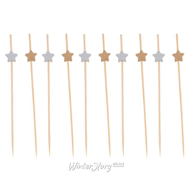 Новогодние шпажки Звезды 12 см, 20 шт Koopman