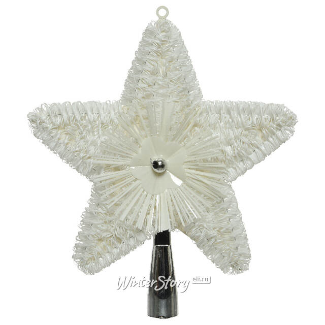 Верхушка Полярная Звезда 23 см белая Kaemingk (Кейминг)