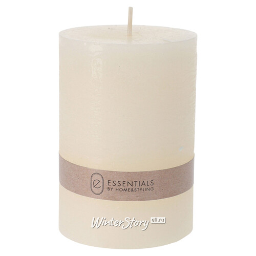 Декоративная свеча Рикардо 10*7 см белая Koopman