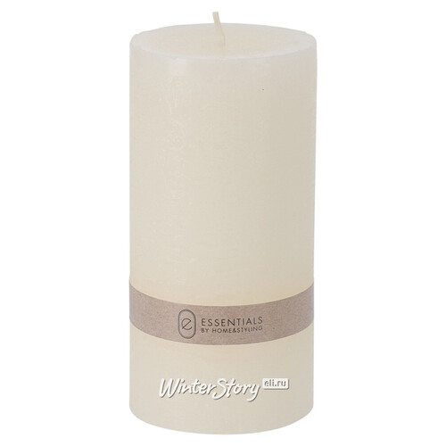 Декоративная свеча Рикардо 14*7 см белая Koopman