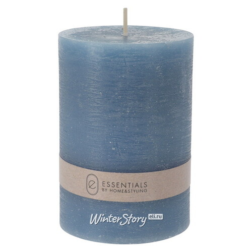 Декоративная свеча Рикардо 10*7 см голубая Koopman