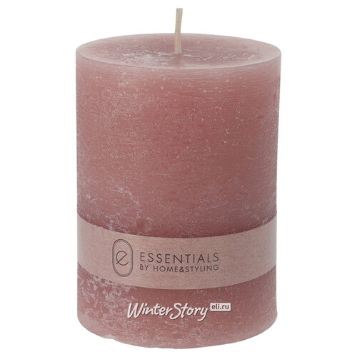 Декоративная свеча Рикардо 8*6 см розовая Koopman