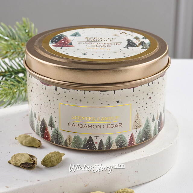 Ароматическая свеча Cardamon Cedar 5 см Koopman (Купман)