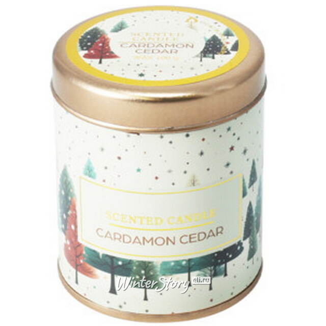 Ароматическая свеча Cardamon Cedar 8 см Koopman