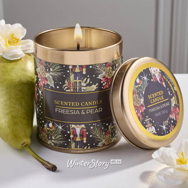Ароматическая свеча Freesia & Pear 8 см Koopman (Купман)