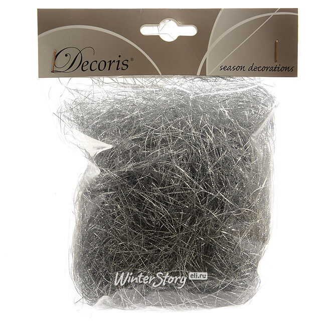 Наполнитель для подарков Снежный пух серебряный, 20 г Kaemingk