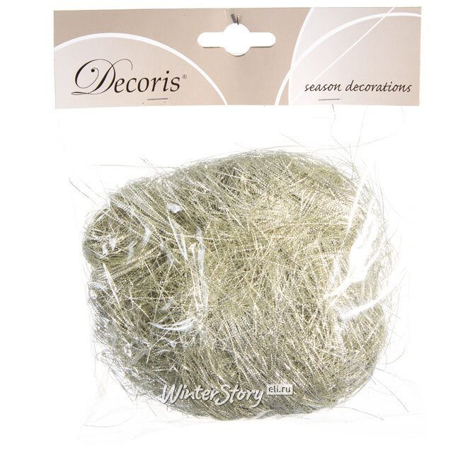 Наполнитель для подарков Снежный пух перламутровый, 20 г Kaemingk