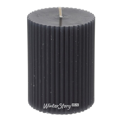 Декоративная свеча Эстри 8*6 см черная Koopman