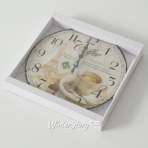 Настенные часы Coffee Time - Париж 34 см Boltze
