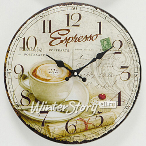 Настенные часы Coffee Time - Рим 34 см Boltze