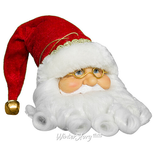 Елочная игрушка Санта-Клаус 18 см красный, подвеска Eggl