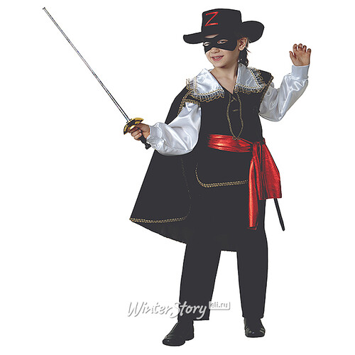 Карнавальный костюм Зорро, рост 122 см Батик