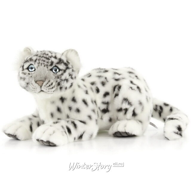 Мягкая игрушка Снежный Барс лежащий 42 см Hansa Creation