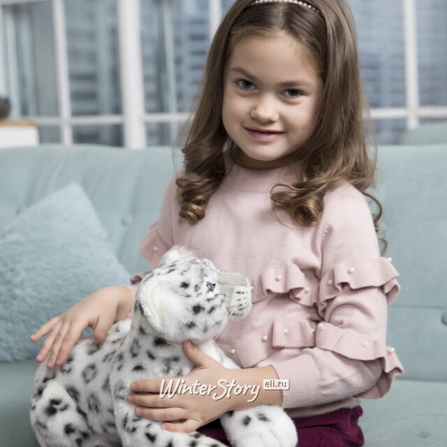 Мягкая игрушка Снежный Барс лежащий 42 см Hansa Creation