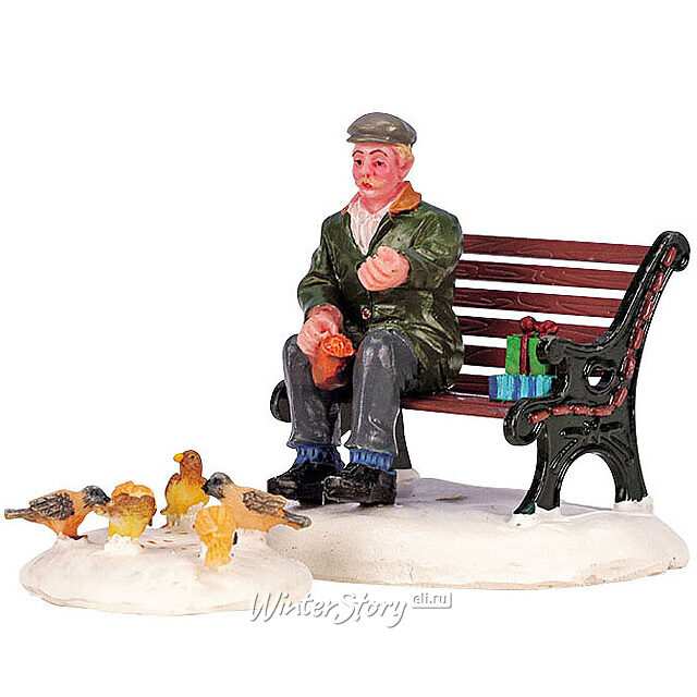 Набор фигурок Покормить птичек, 6 см Lemax