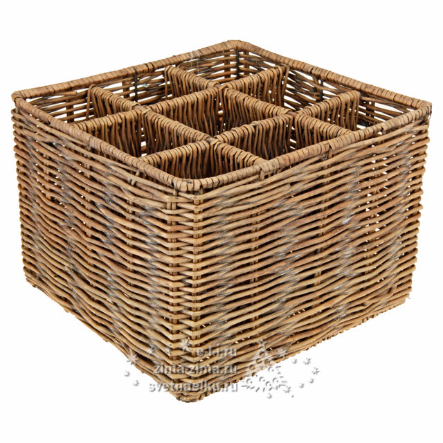 Корзинка плетеная для вина "Эко", 36x36x26 см Koopman