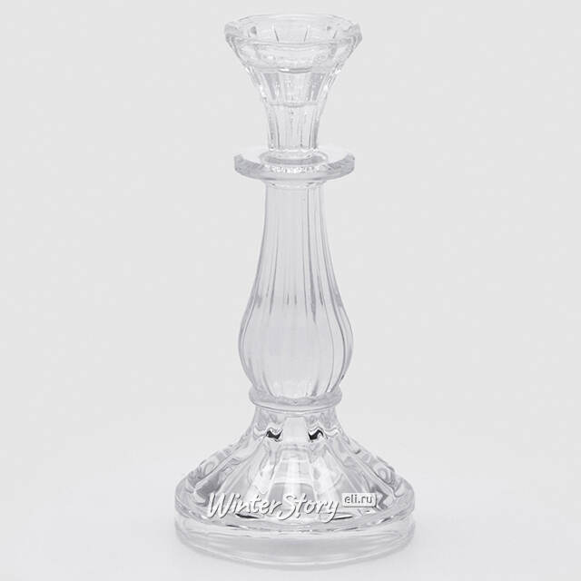 Декоративный подсвечник-канделябр на 1 свечу Cristallerie 21 см EDG