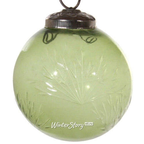 Стеклянный елочный шар Нежные Узоры 6 см ShiShi
