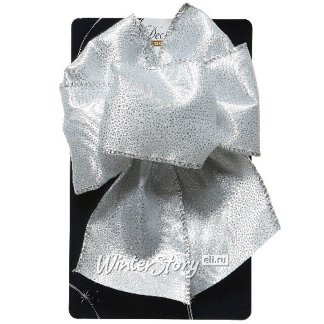 Бант для декора Fable: Капельки росы 15*11 см Kaemingk